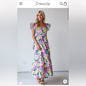 NWT Floral Maxi Dress